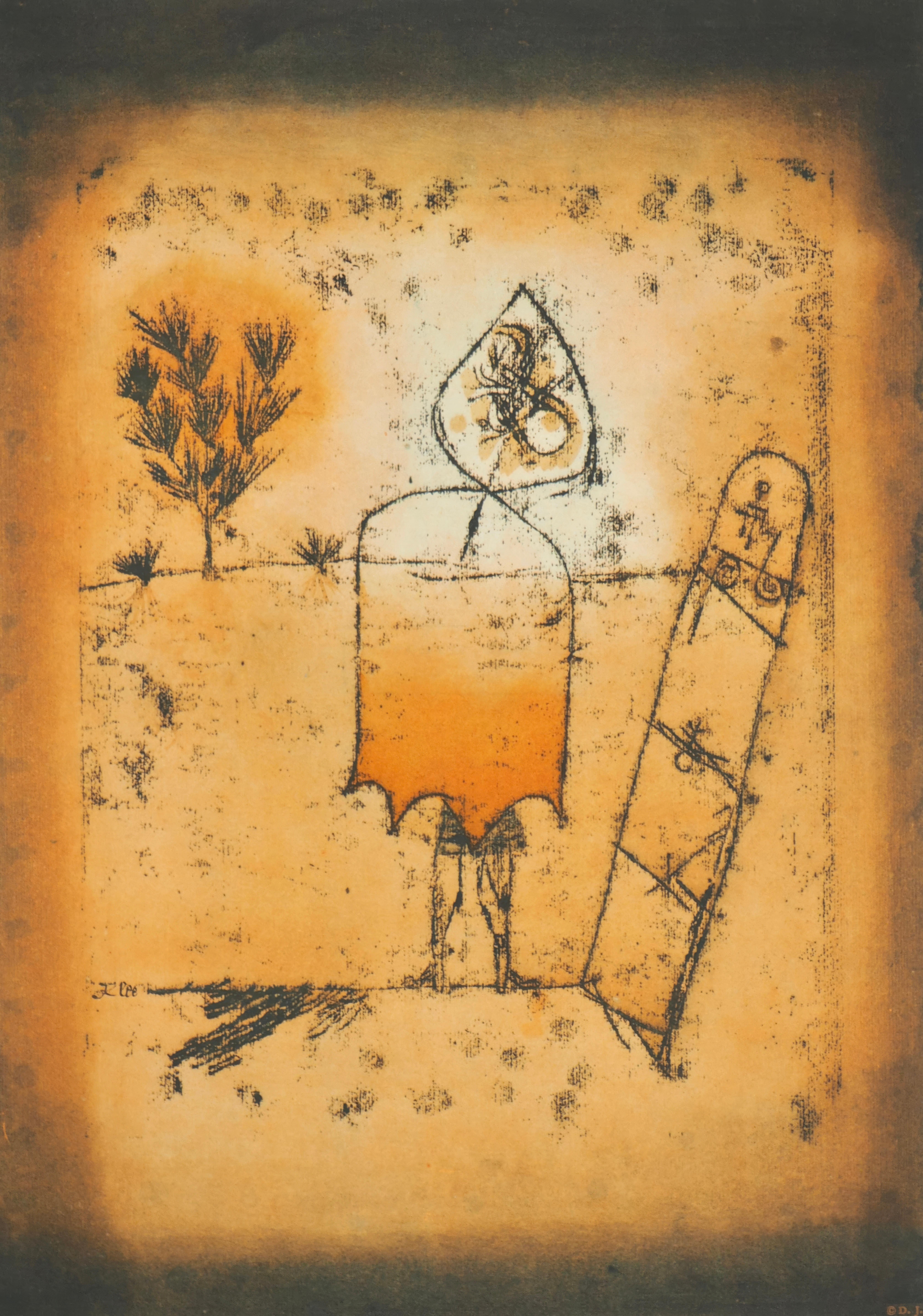 Paul Klee, Winter Journey, from 12 Watercolors, 1964 (after)