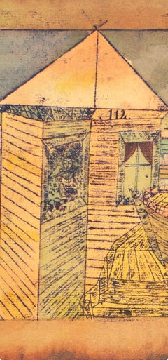 Paul Klee, Wonderful Landing or "112!", from 12 Watercolors, 1964 (after)