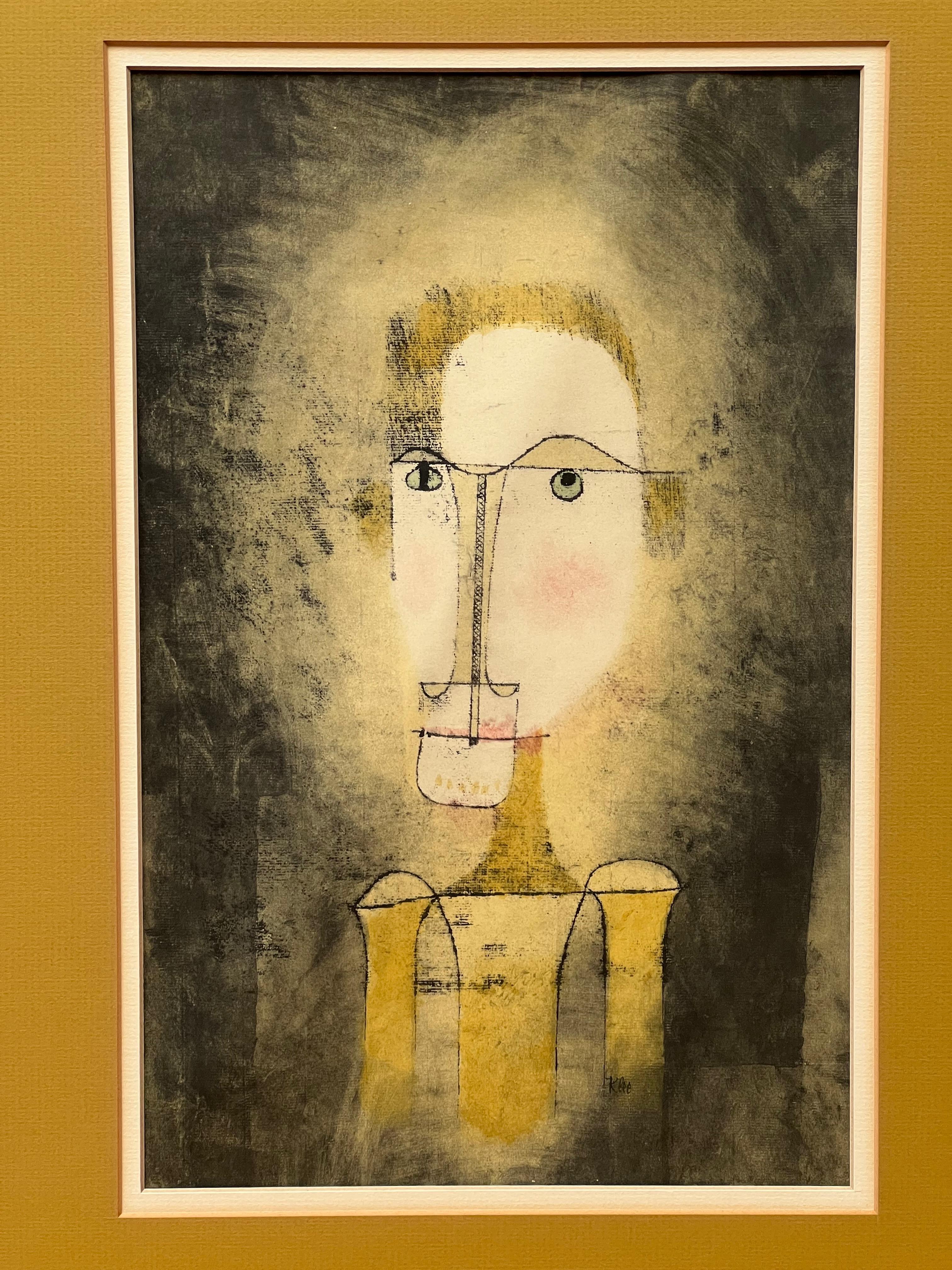 Poster „Porträt eines gelben Mannes“ von Paul Klee  im Angebot 1