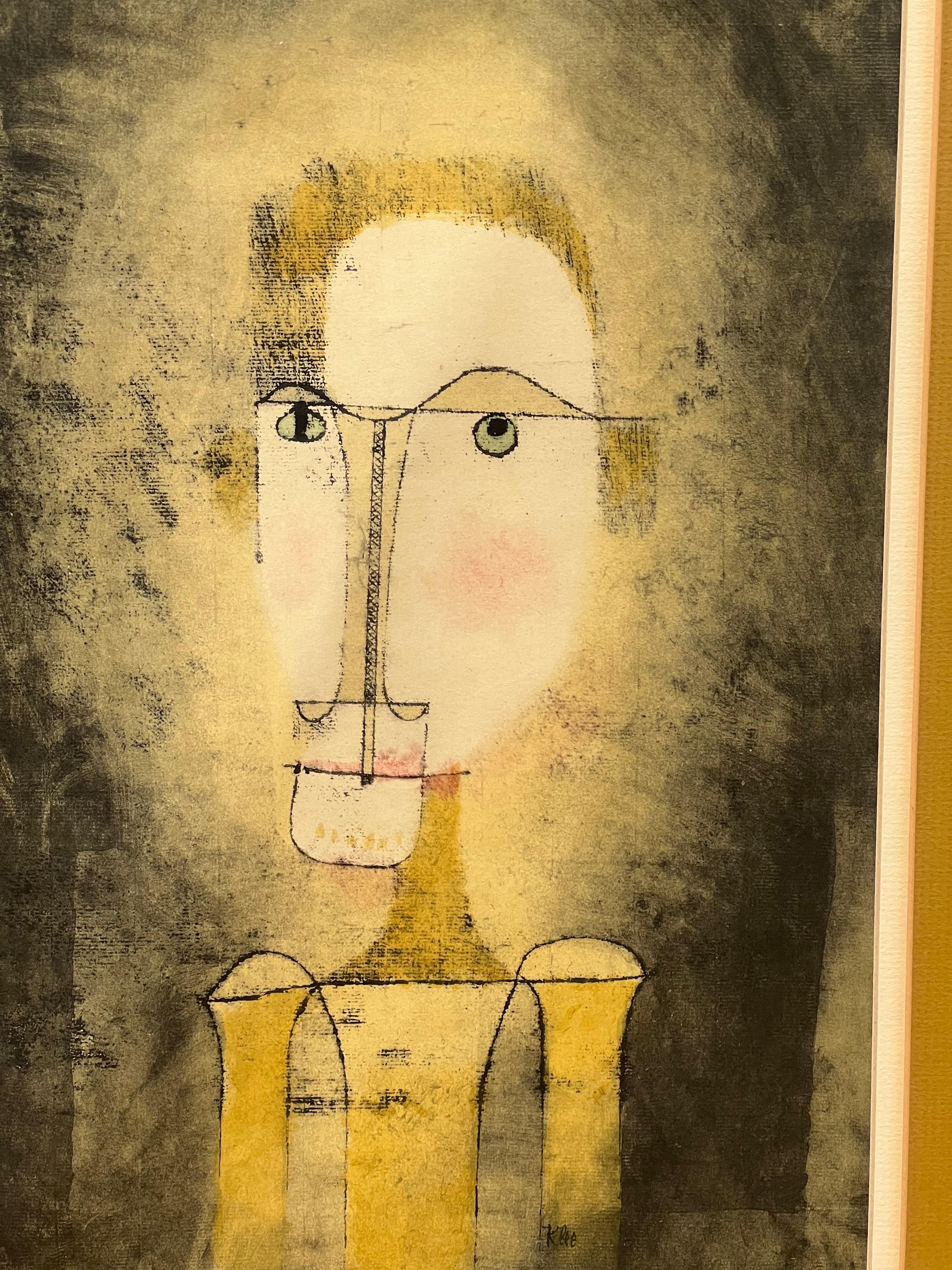 Poster „Porträt eines gelben Mannes“ von Paul Klee  im Angebot 2