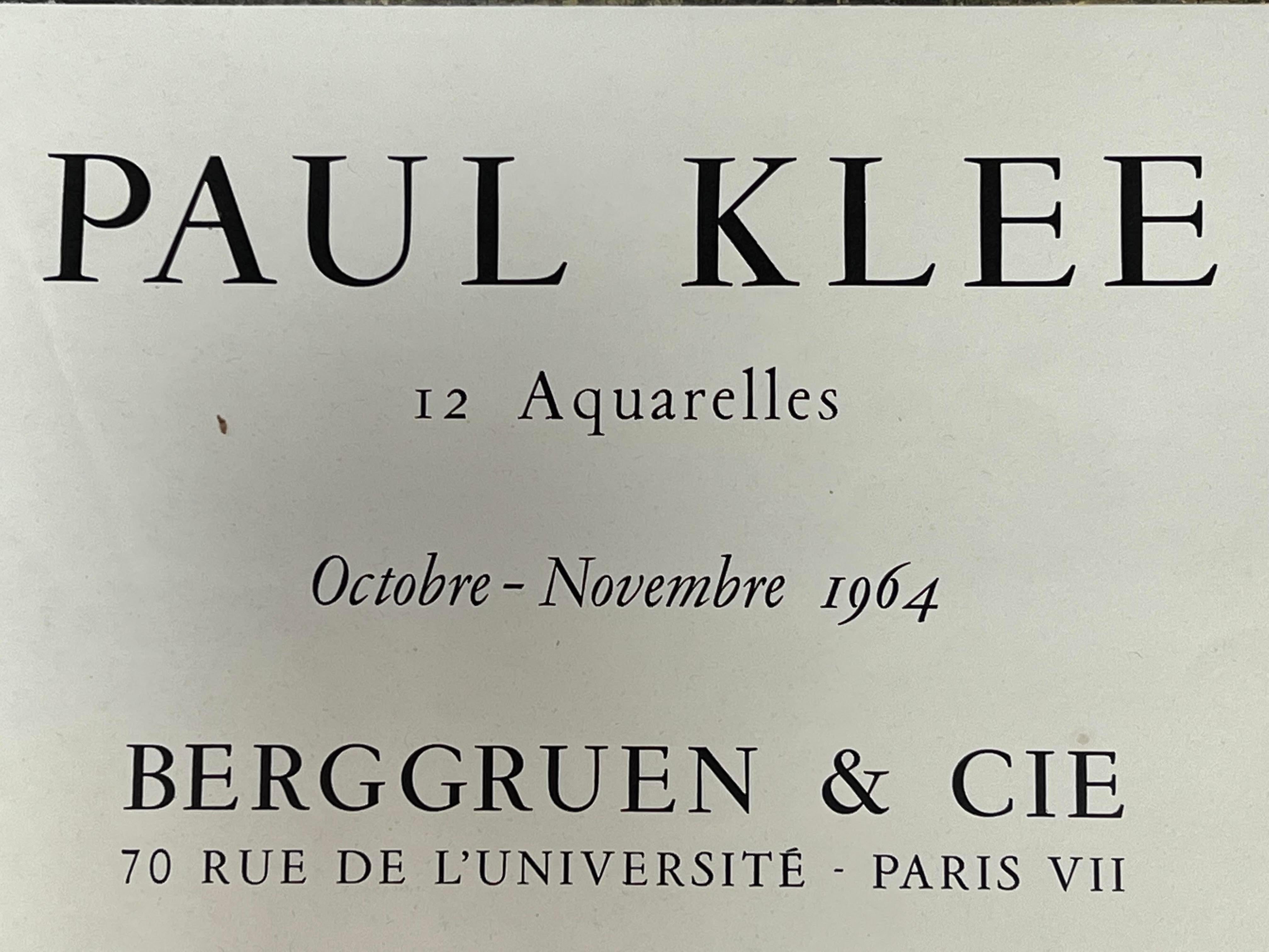 Poster „Porträt eines gelben Mannes“ von Paul Klee  im Angebot 4