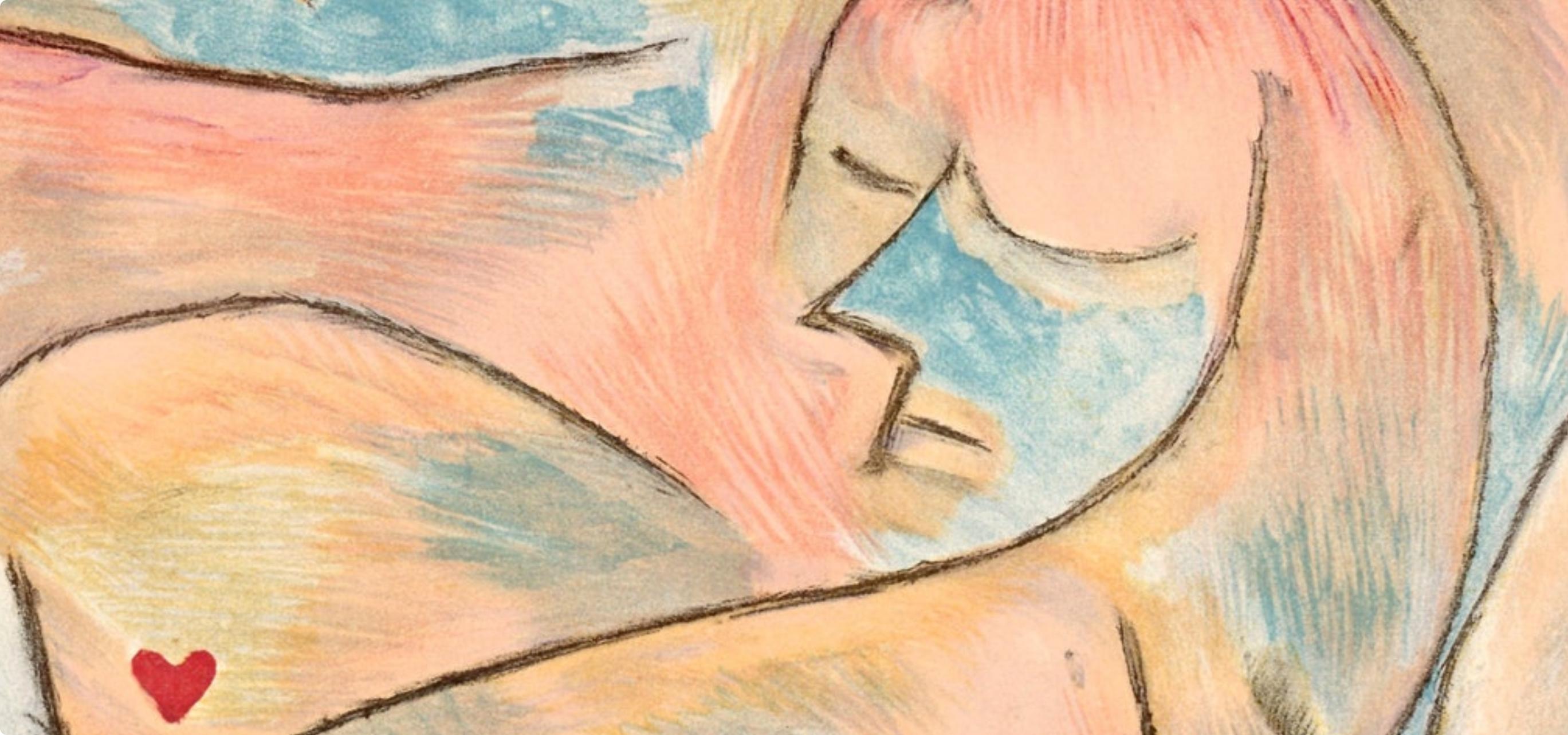 Sommeil d'hiver, Verve: Revue Artistique et Littéraire - Beige Abstract Print by Paul Klee