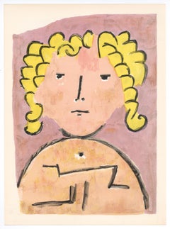 "Tete d'enfant" lithograph