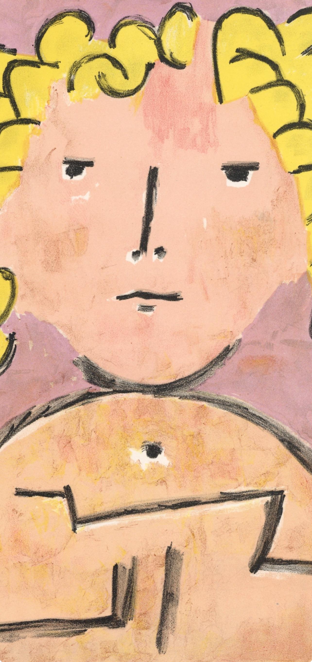 Tête d'enfant, Verve: Revue Artistique et Littéraire - Print by Paul Klee