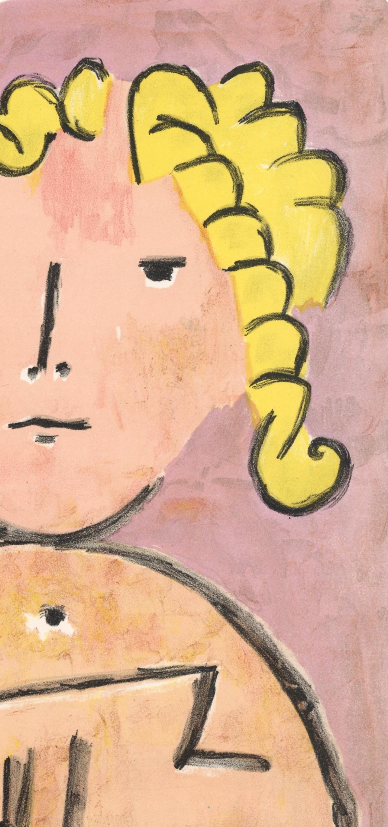 Tête d'enfant, Verve: Revue Artistique et Littéraire - Modern Print by Paul Klee