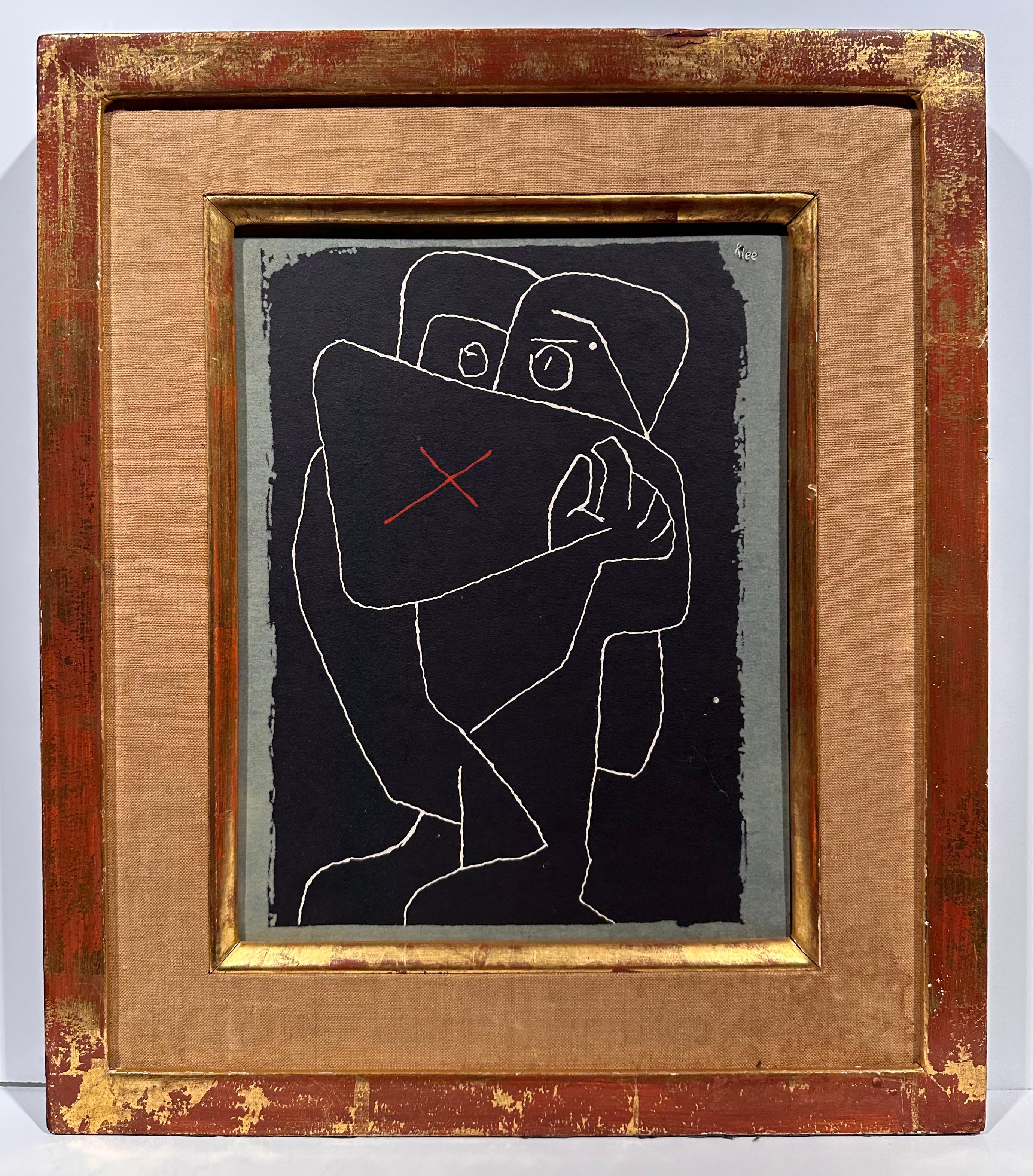 The Guardian Angel & The Vigilant Angel - Abstract Print by Paul Klee