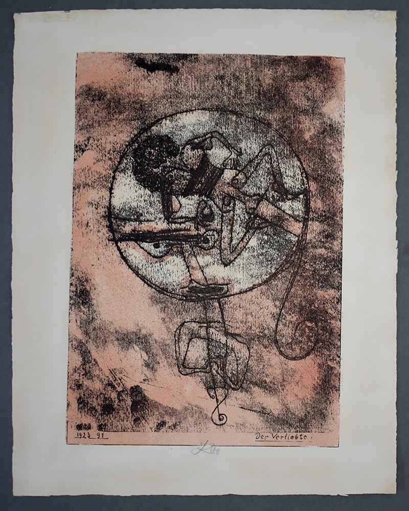 The Man in Love, from: Masters Portfolio of the Staatliches Bauhaus - German - Print by Paul Klee