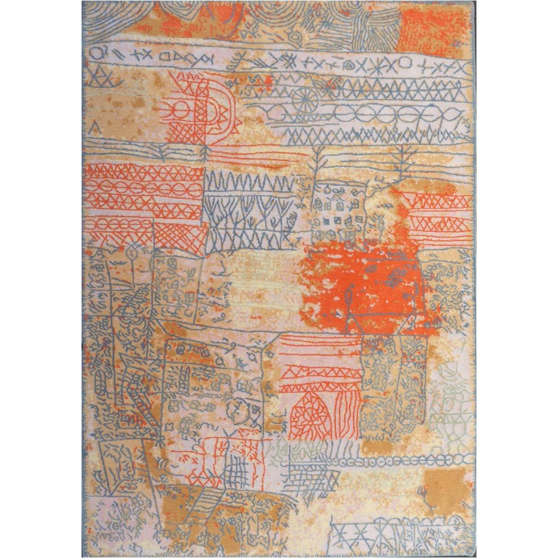 Paul Klee Teppich Florentinische Villenviertel (Wolle) im Angebot