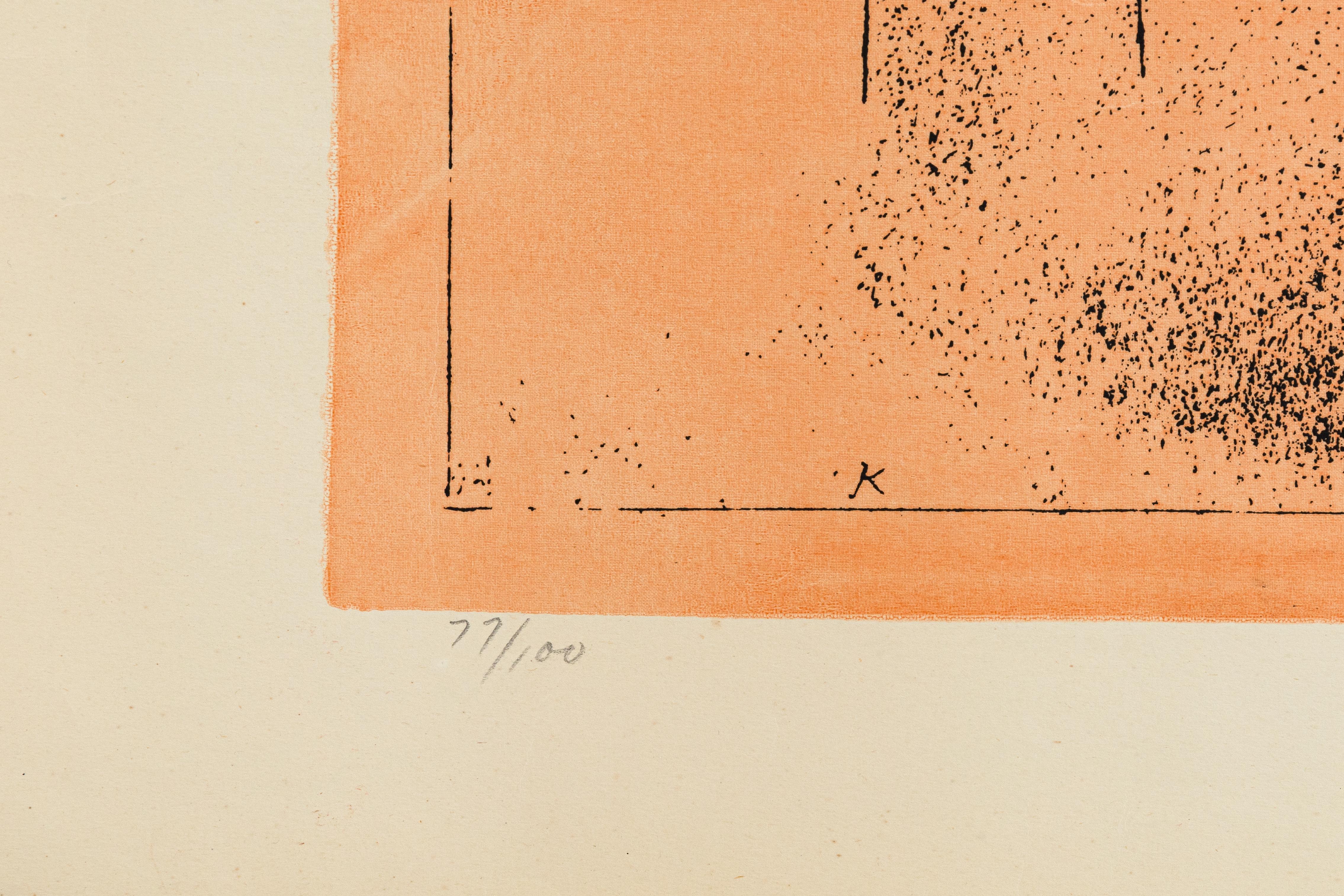 German Paul Klee Sonne Im Thor Modern Abstract Surrealist Lithograph 77/100 Unframed For Sale