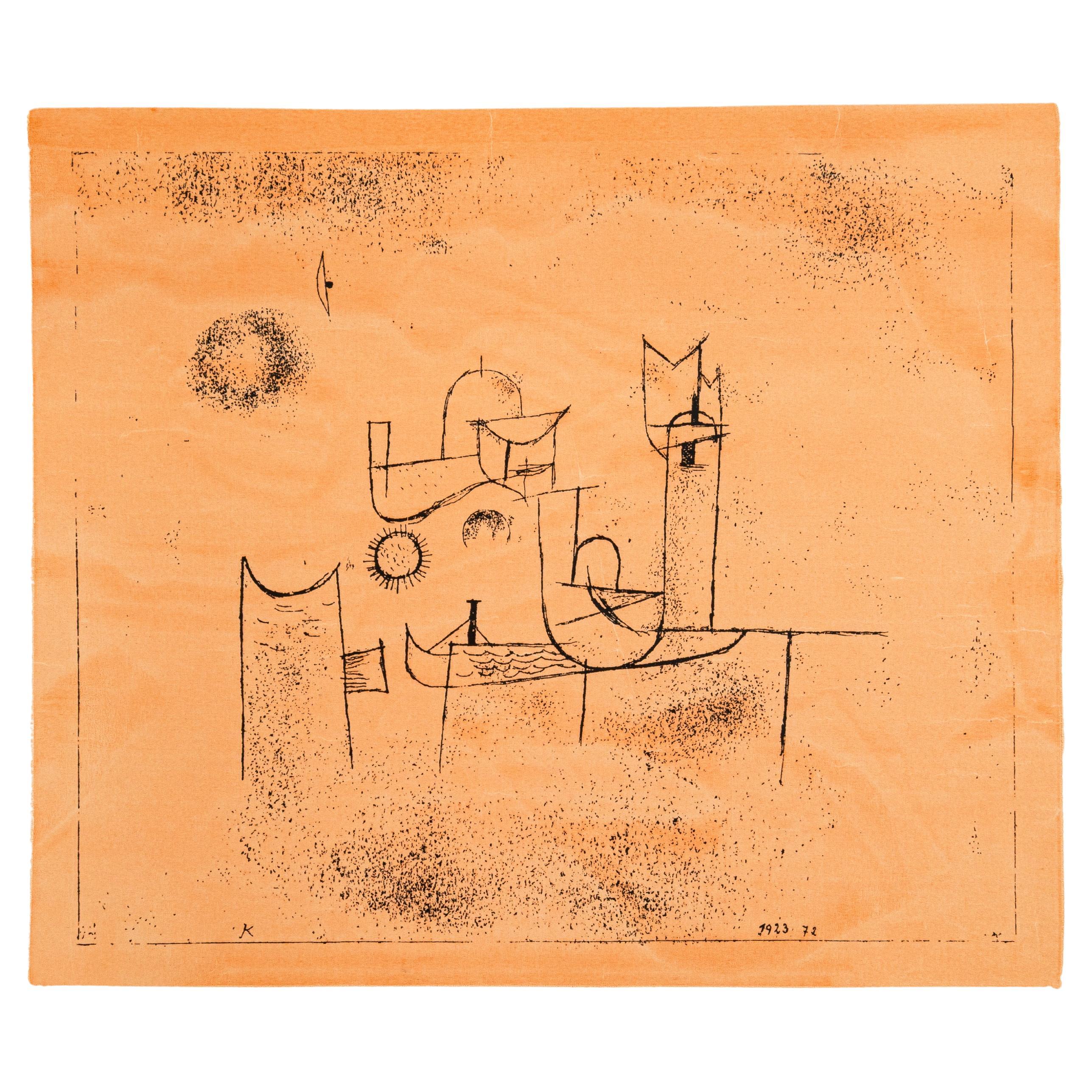 Paul Klee Sonne Im Thor Modern Abstract Surrealist Lithograph 77/100 Unframed