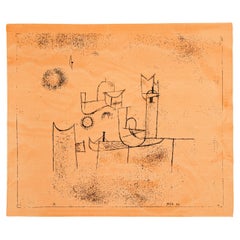Paul Klee Sonne Im Thor Modern Abstract Surrealist Lithograph 77/100 Unframed