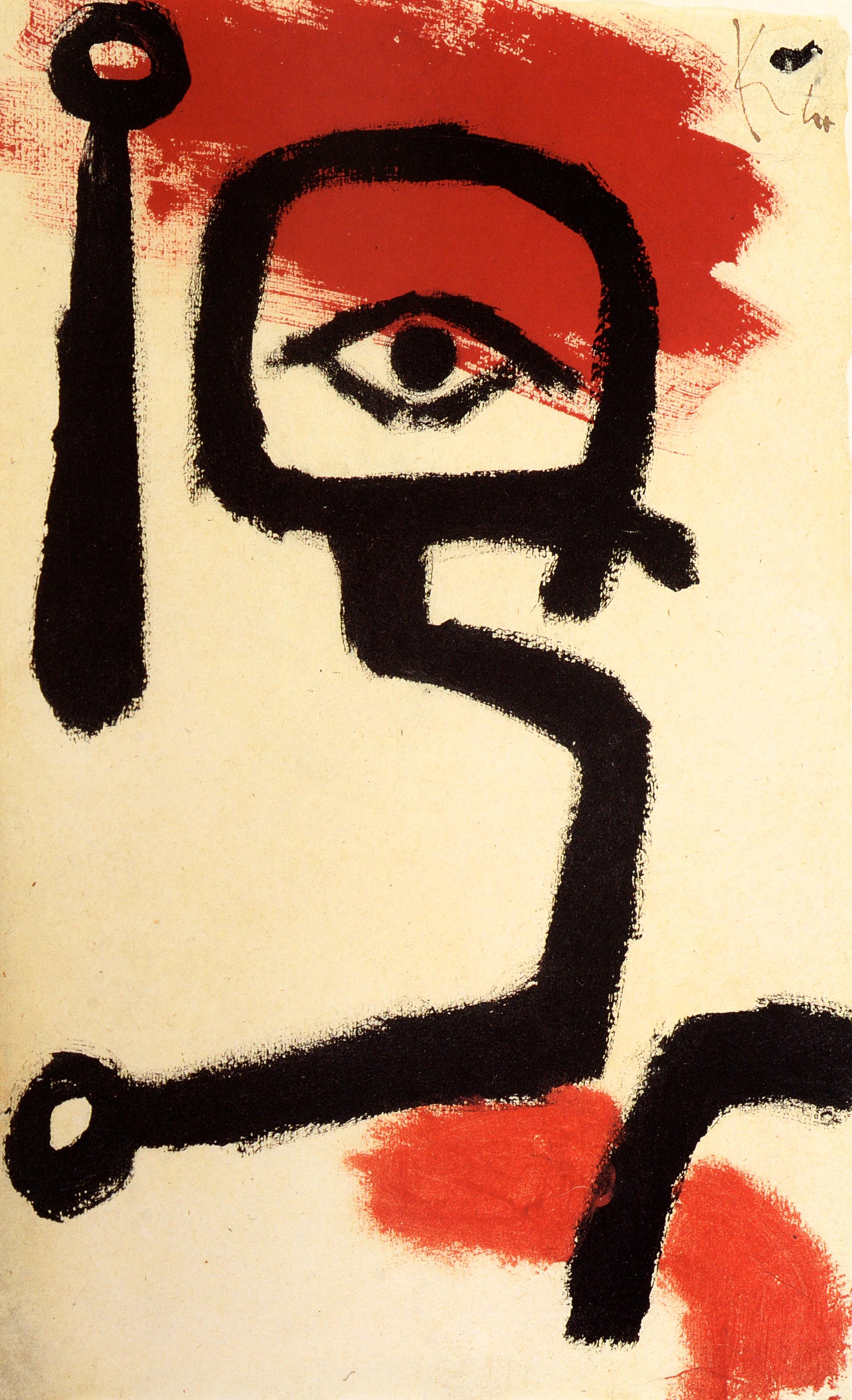 Paul Klee, Uomo Pittore Disegnatore, par H. C. Von Tavel, 1ère édition de l'exposition, catalogue en vente 9