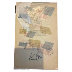 Paul Klee, lithographie d'époque de 1953, première édition, ouvrage sur le modernisme du milieu du siècle