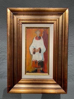 Paul Klein Framed Oil Painting for a First Communion