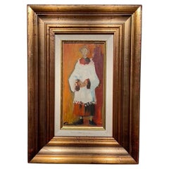Paul Klein Framed Oil Painting for a First Communion