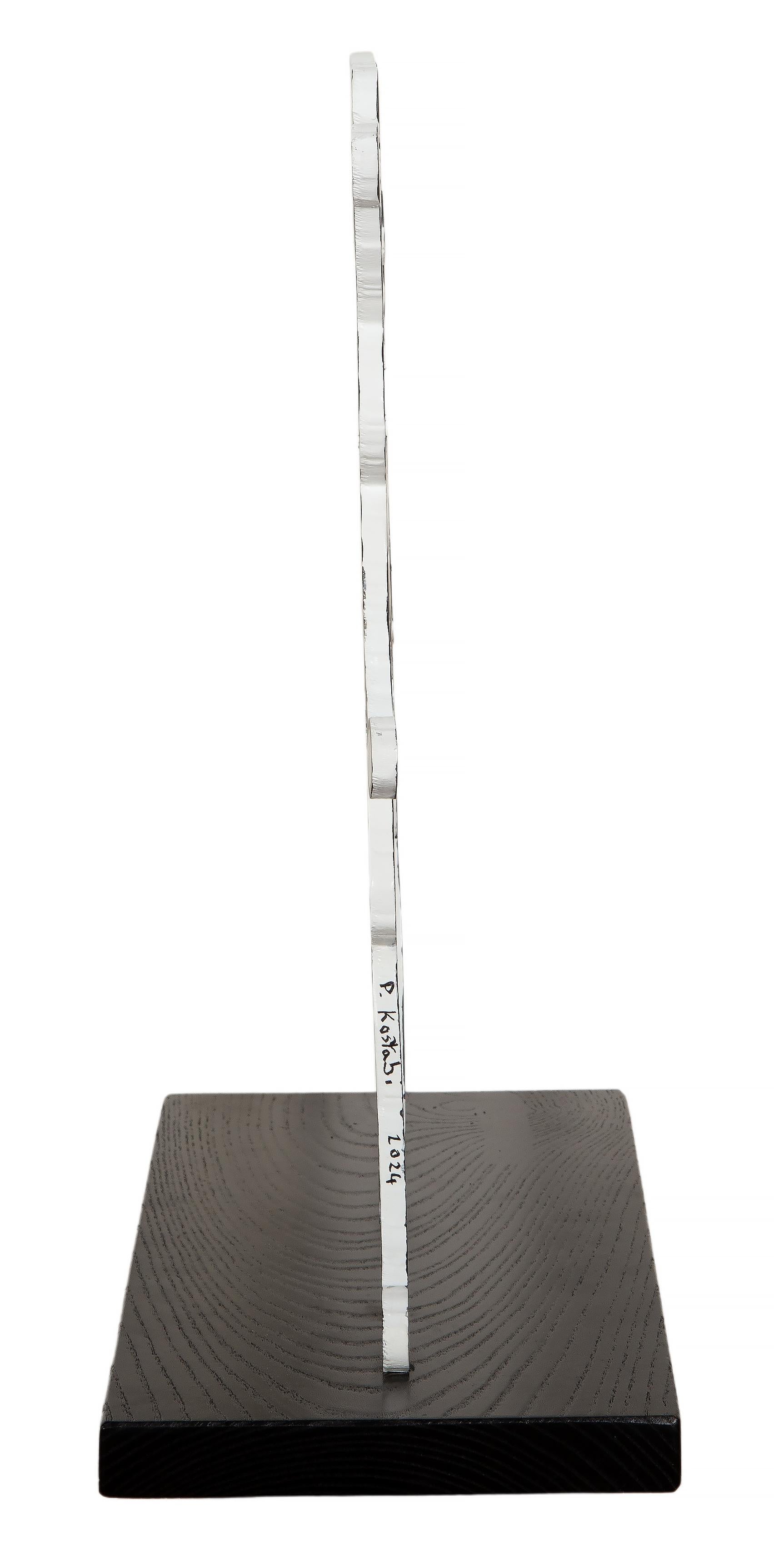 SPRKL, Escultura Pop Art de aluminio pintado de Paul Kostabi en venta 3