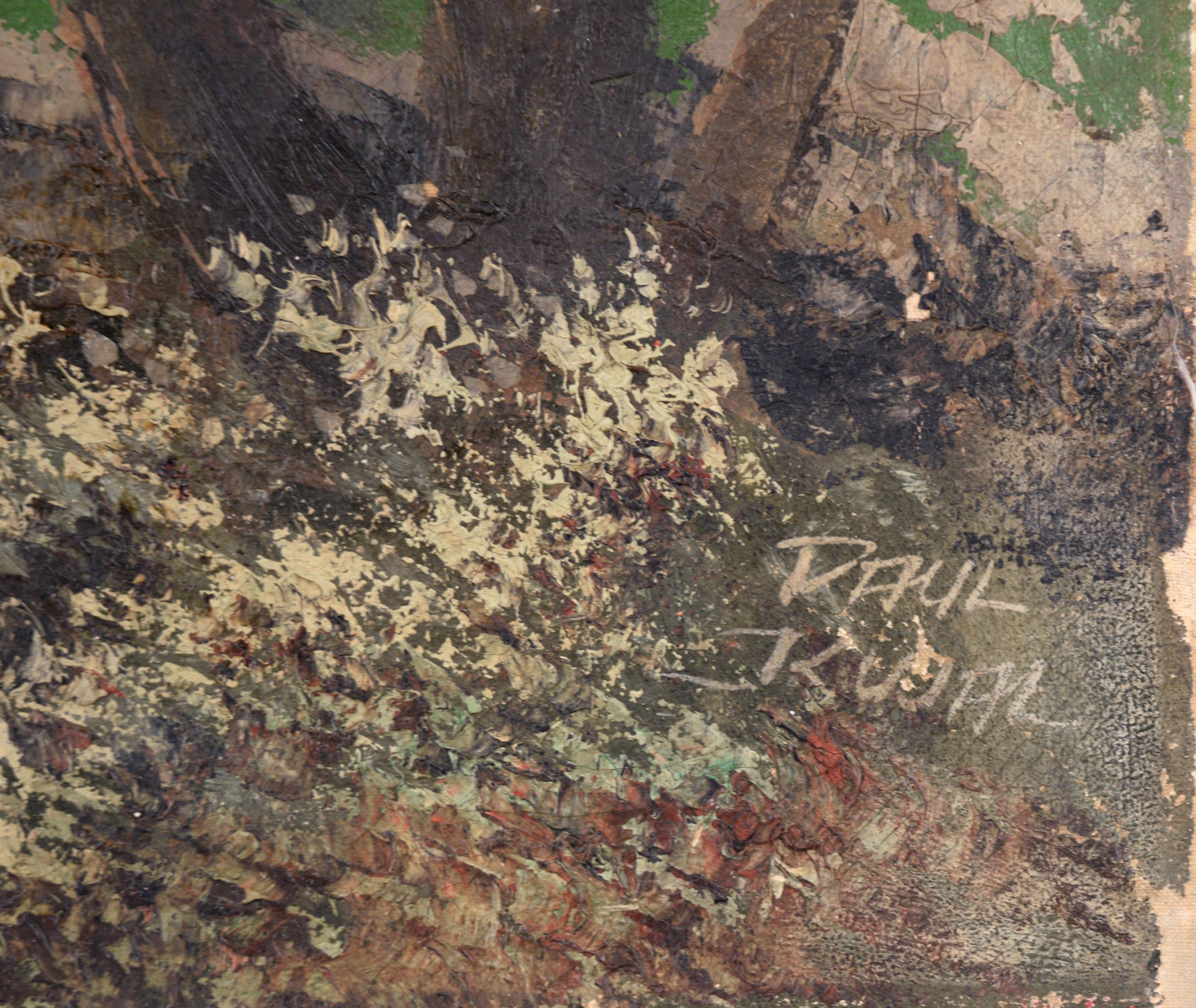 Hill mirando por encima del agua, paisaje de principios del siglo XX por Paul Kujal en venta 8
