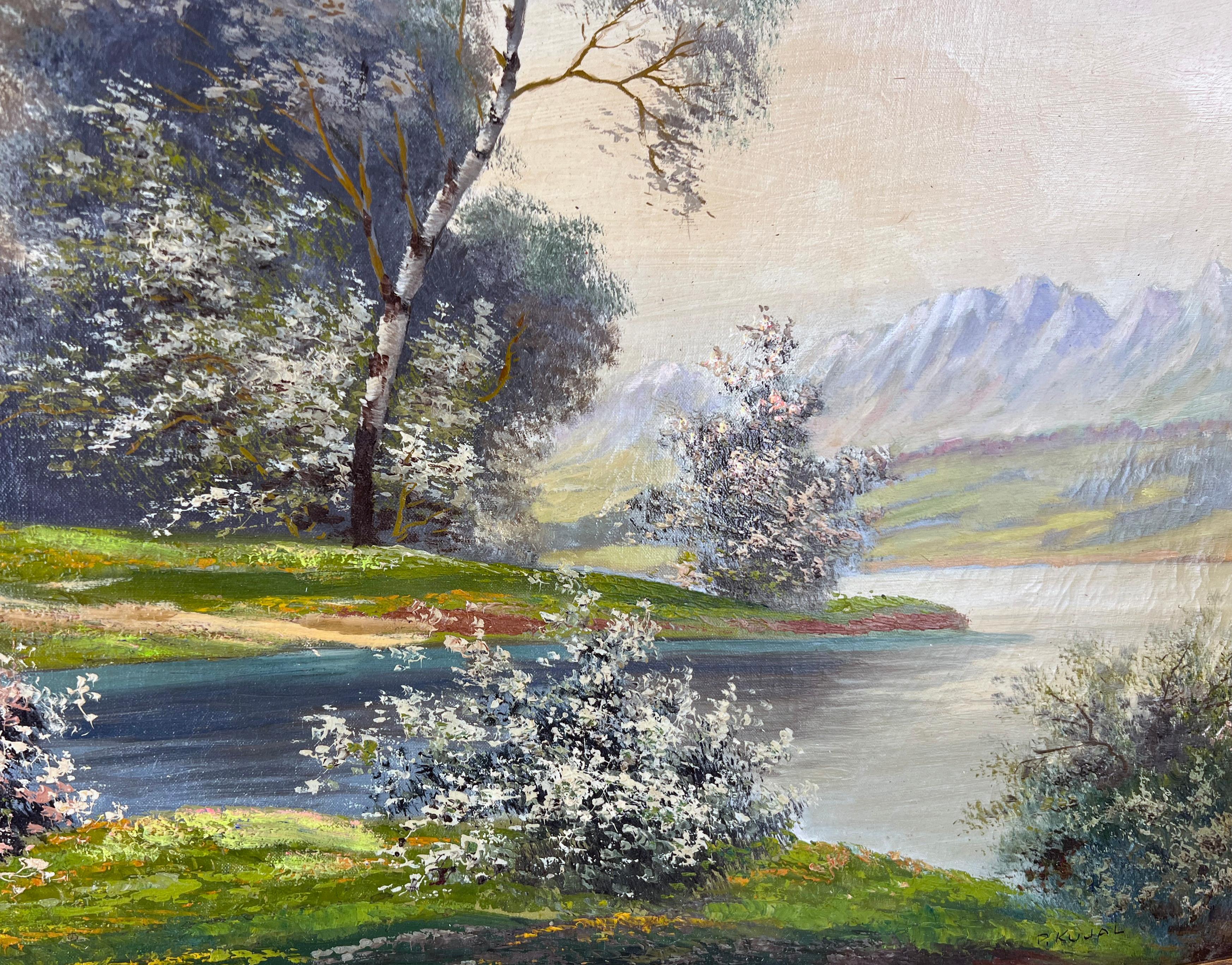 Springtime near the Austrian Alps by Paul Kujal  For Sale 3