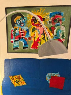 Pergolese 2 - Painting, Acrylic on canvas