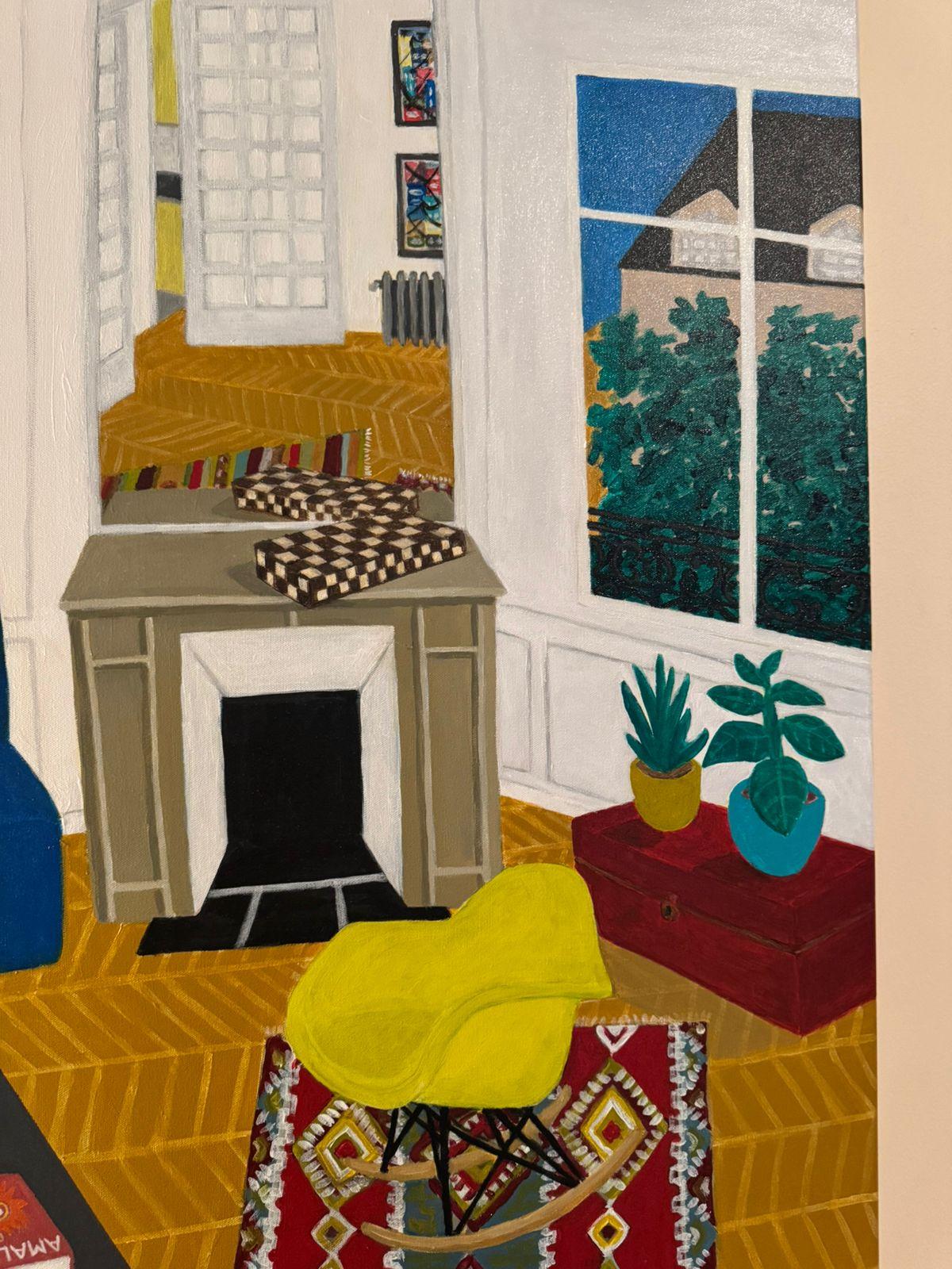 Pergolese 2 (Acrylic Painting) For Sale 2