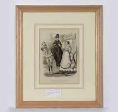 Journal Des Demoiselles - Original Lithograph by Paul Lacourière - 19th Century
