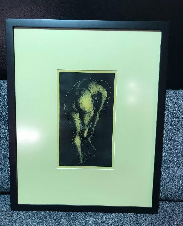 A beautiful impression on Japanese cream woven paper by famed Modernists wood engraver Paul Landacre. This particular work was created in 1937 and is pencil signed, titled (