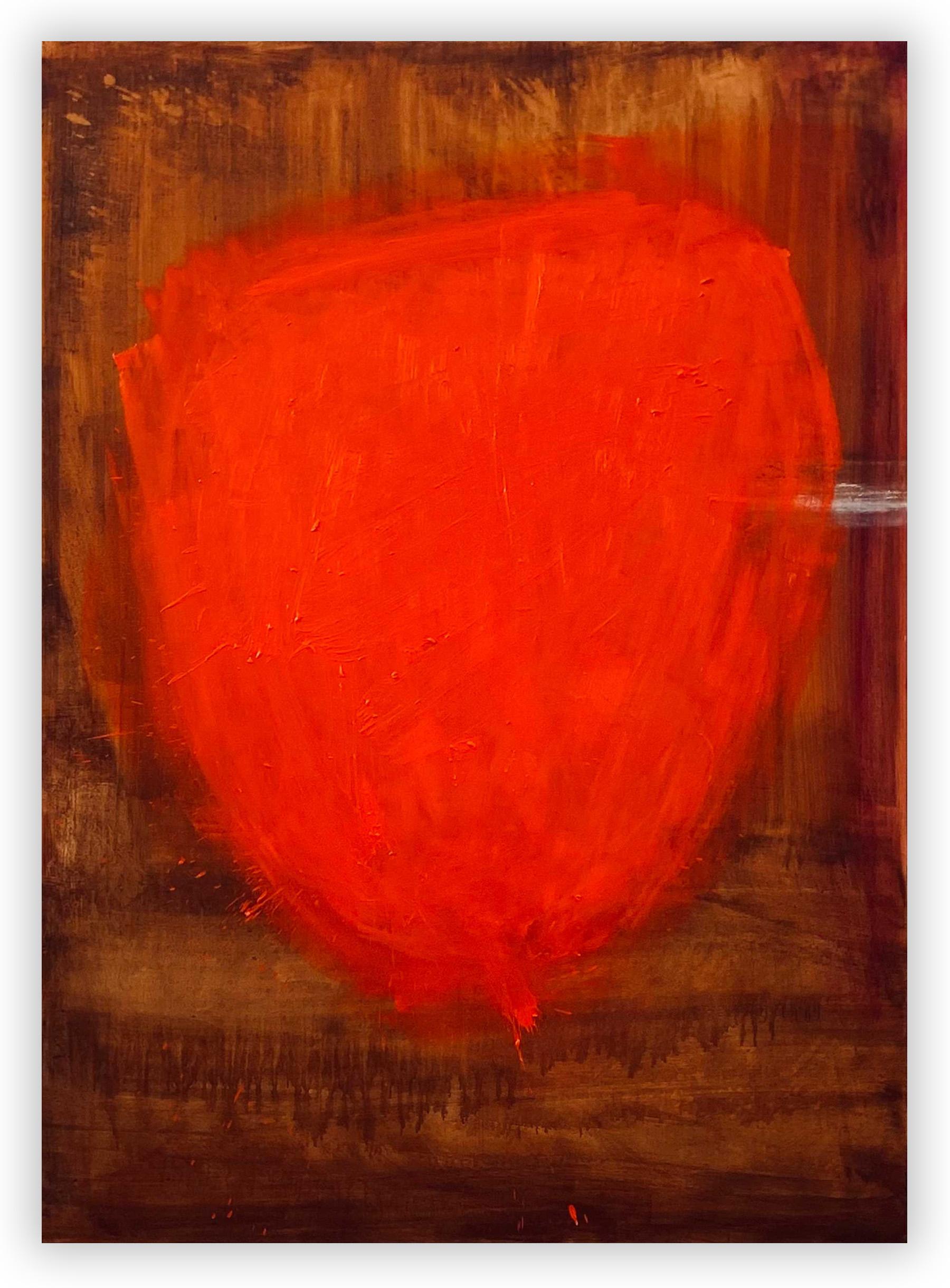Paul Richard Landauer Abstract Painting - The Bridge No1 (Abstract painting)