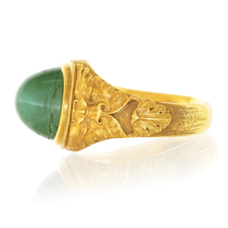 Paul Lantuch Renaissance Revival Gold Ring at 1stDibs paul lantuch