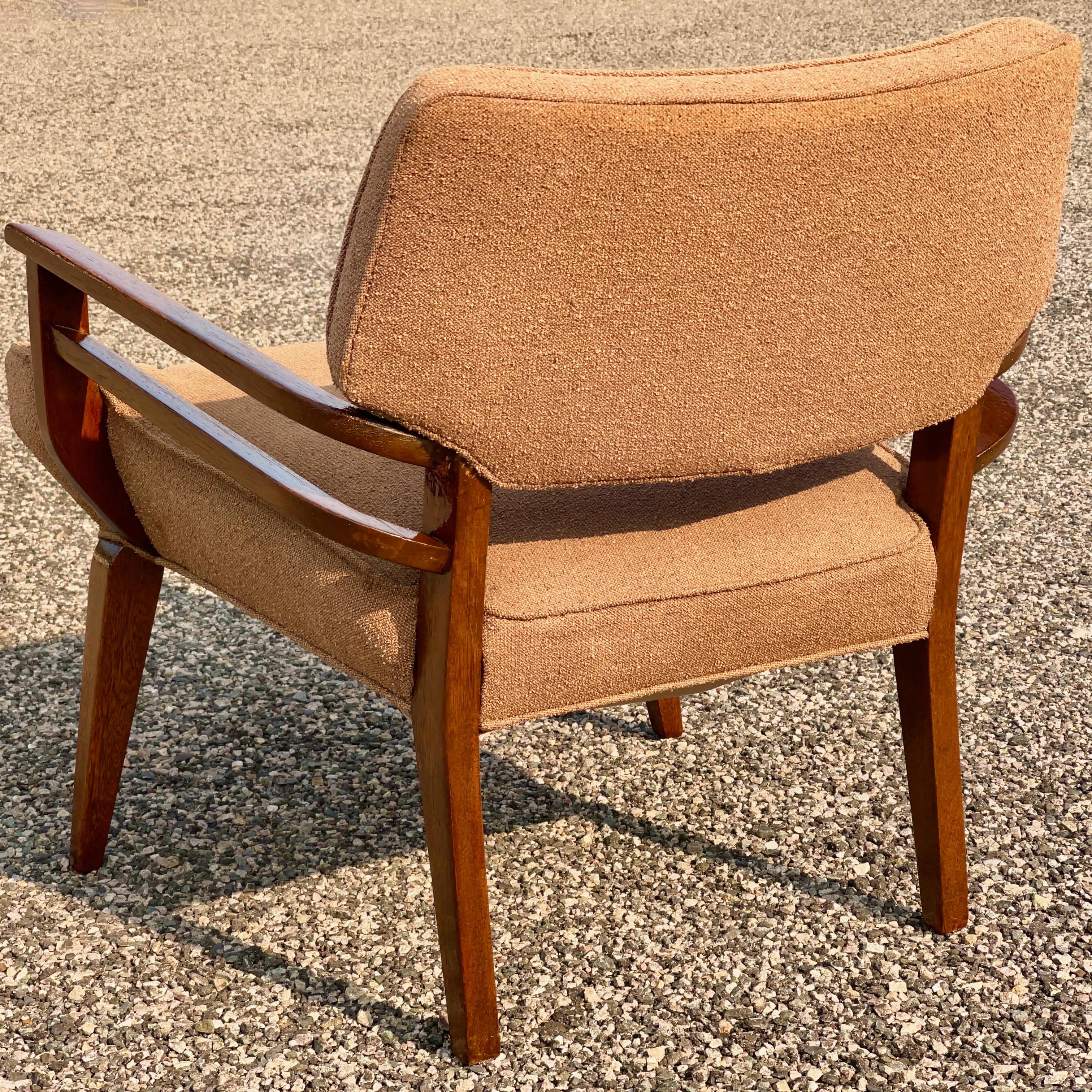Paul Laslo Double Arm Chair for Brown Saltman For Sale 4