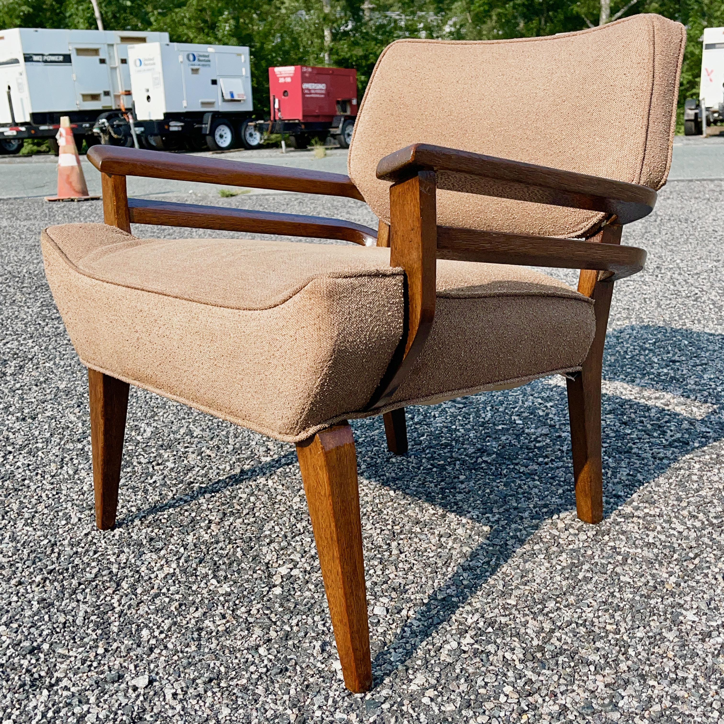 Paul Laslo Double Arm Chair for Brown Saltman For Sale 2