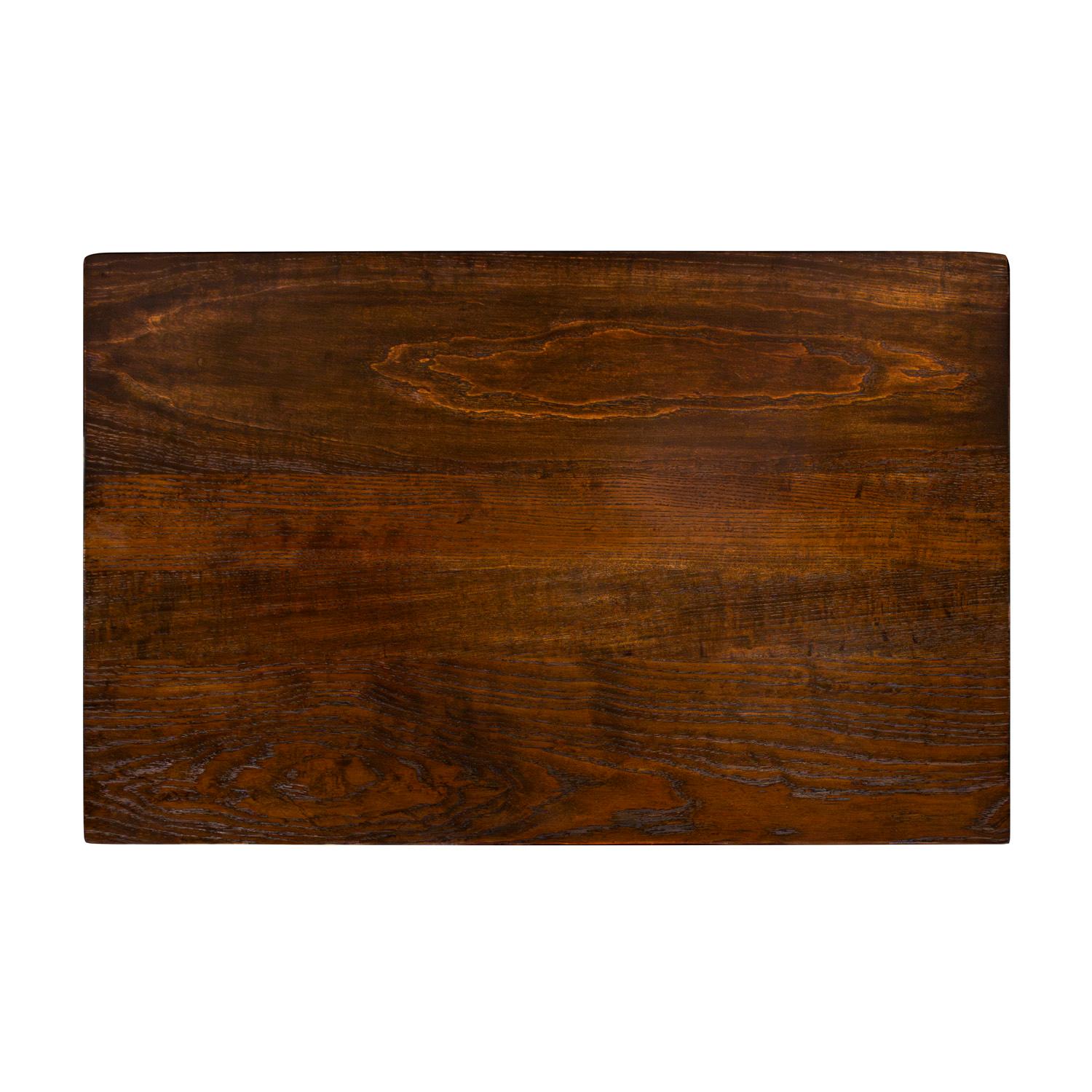 American Paul Laszlo Architectural Side Table in Dark Oak 1950s