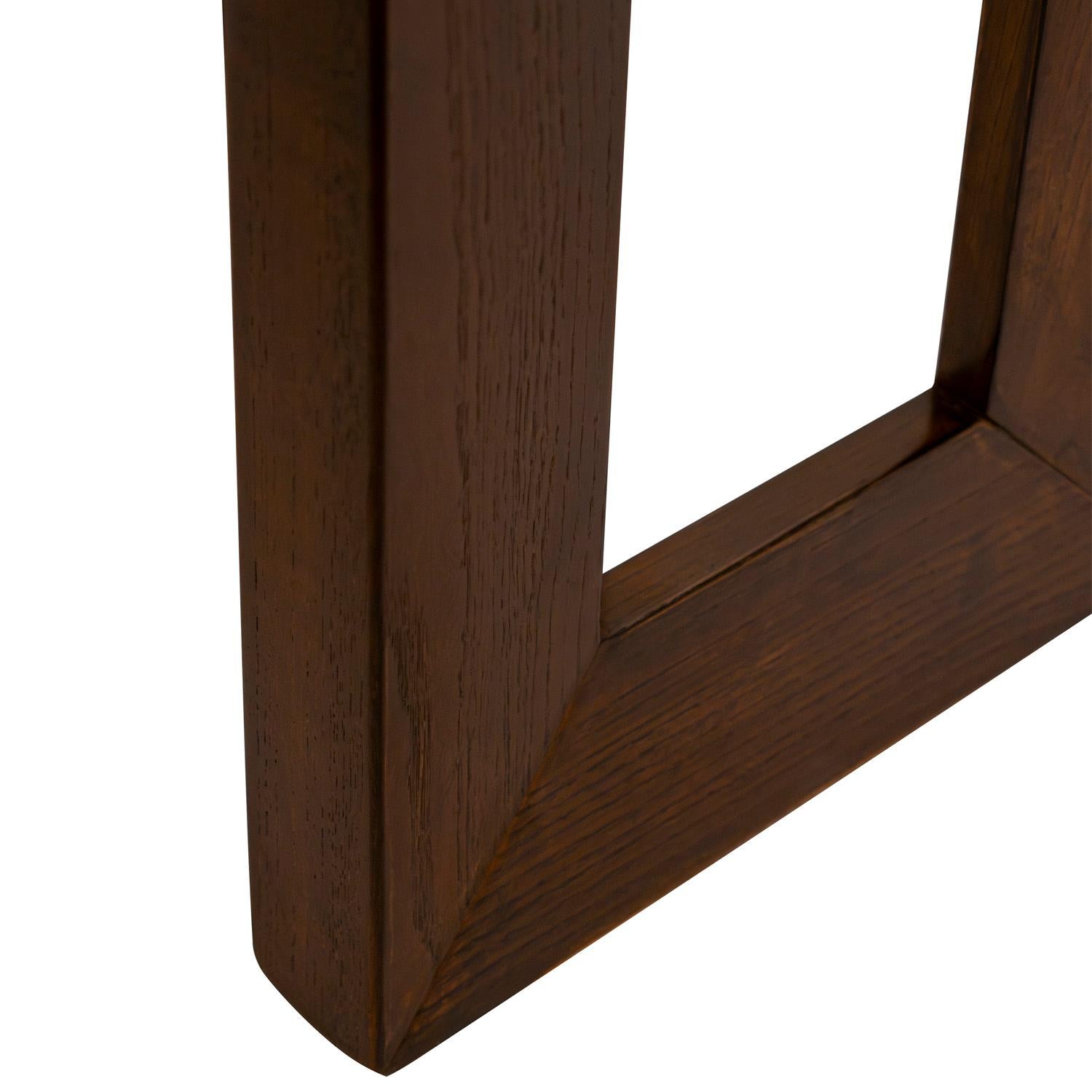 Paul Laszlo Architectural Side Table in Dark Oak 1950s In Excellent Condition In New York, NY
