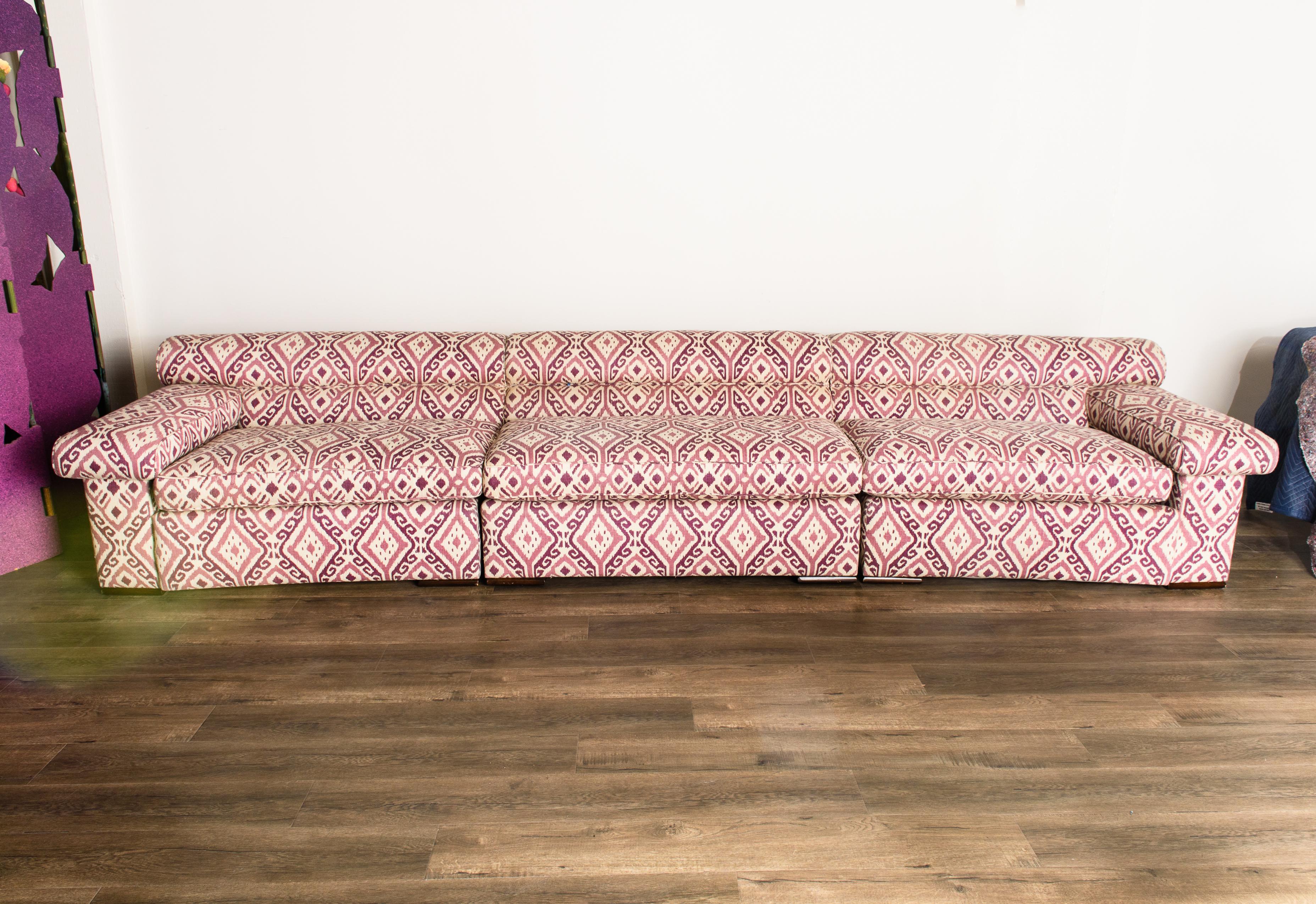 ikat sofa