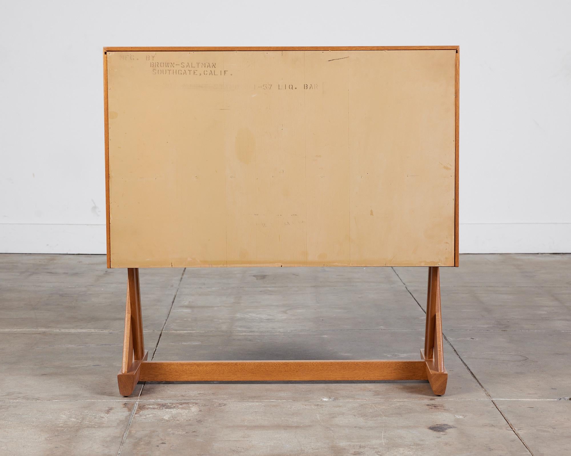 Paul Laszlo Bar Cabinet for Brown Saltman 1