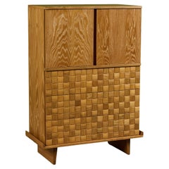 Paul Laszlo "Basket Weave" Highboy Dresser for Brown Saltman