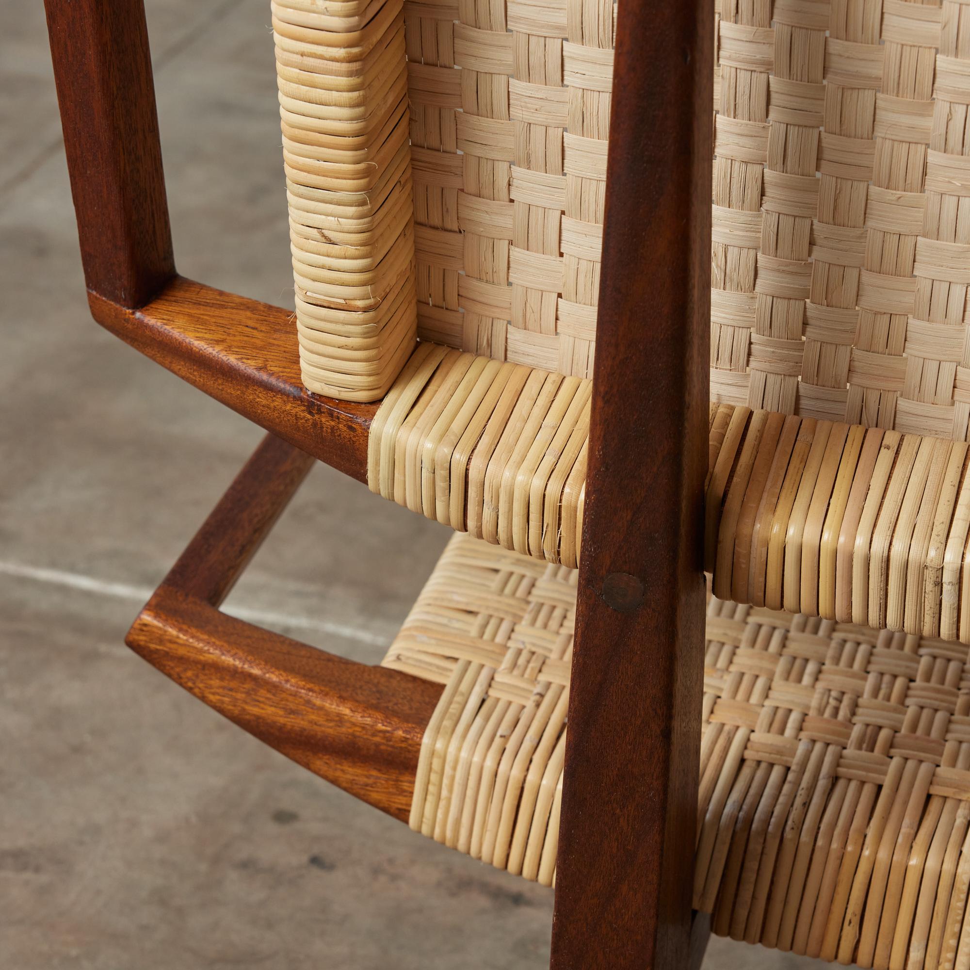 Paul Laszlo Cane Bench for Glenn of California 9