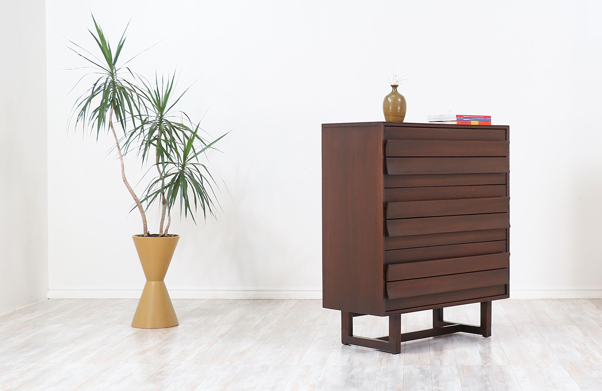 Mid-Century Modern Paul Laszlo Chest of Drawers for Brown Saltman