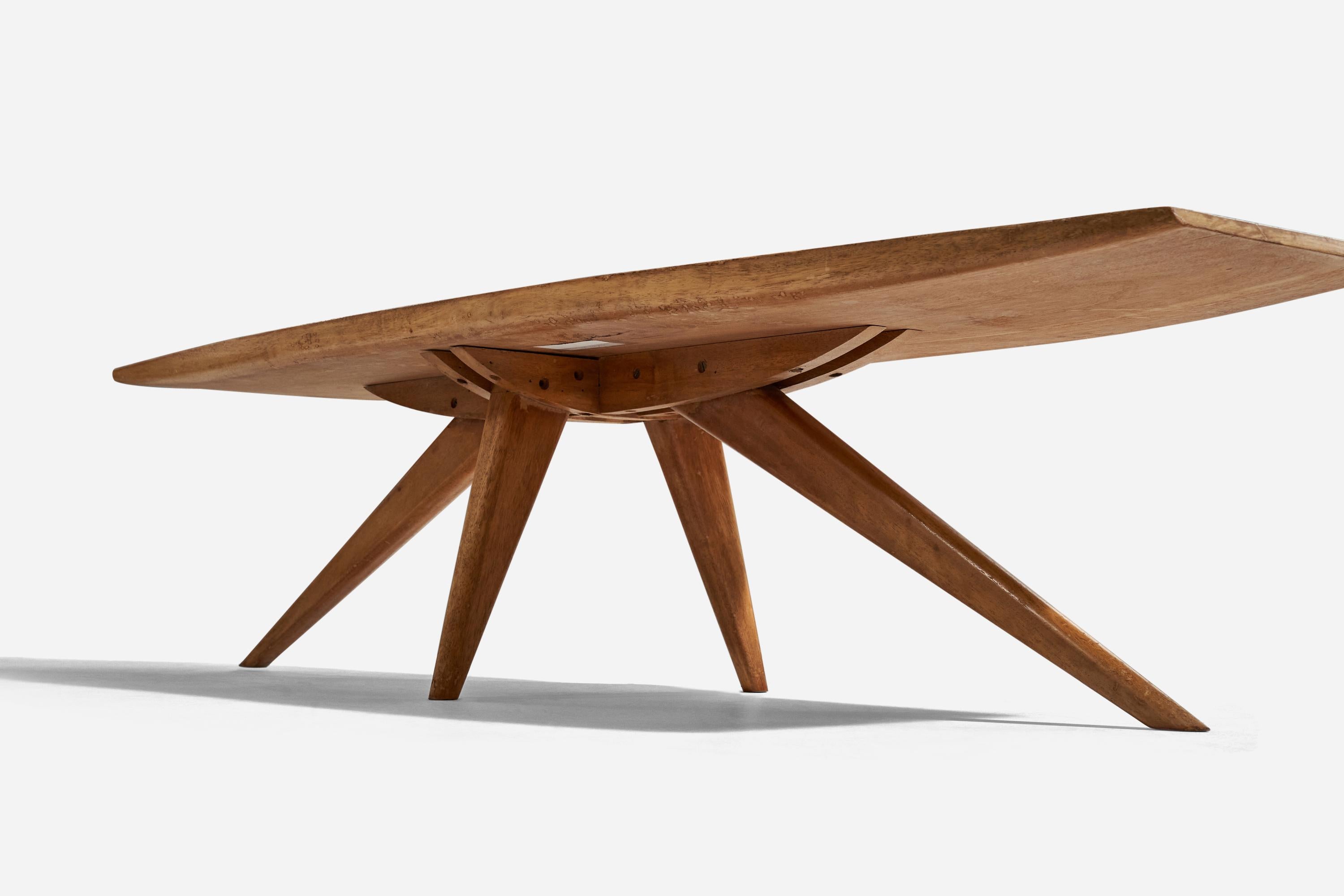 Paul László, Coffee Table, Wood, United States, 1950s In Good Condition For Sale In High Point, NC