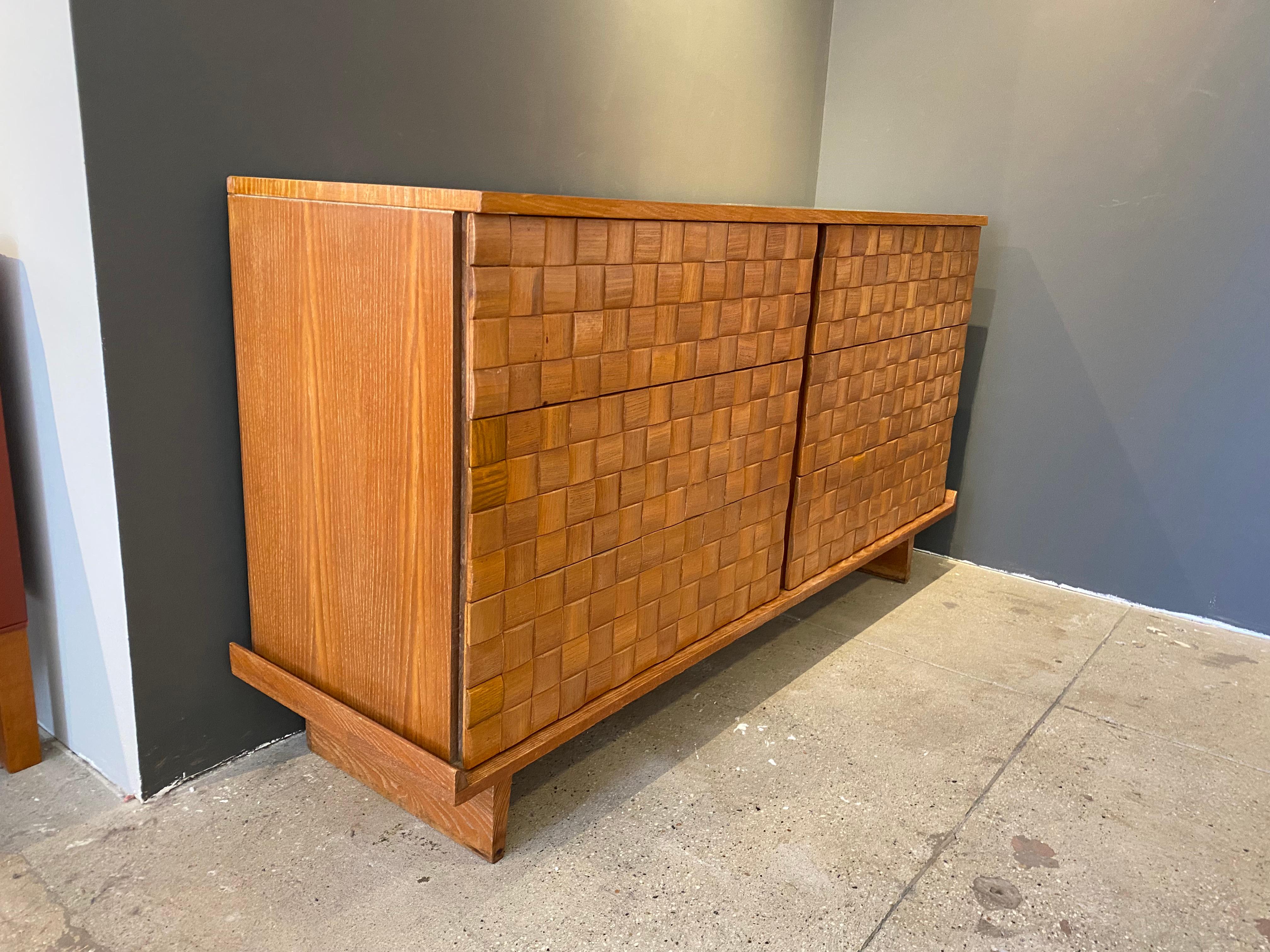 American Paul Laszló Double Chest of Drawers for Brown Saltman
