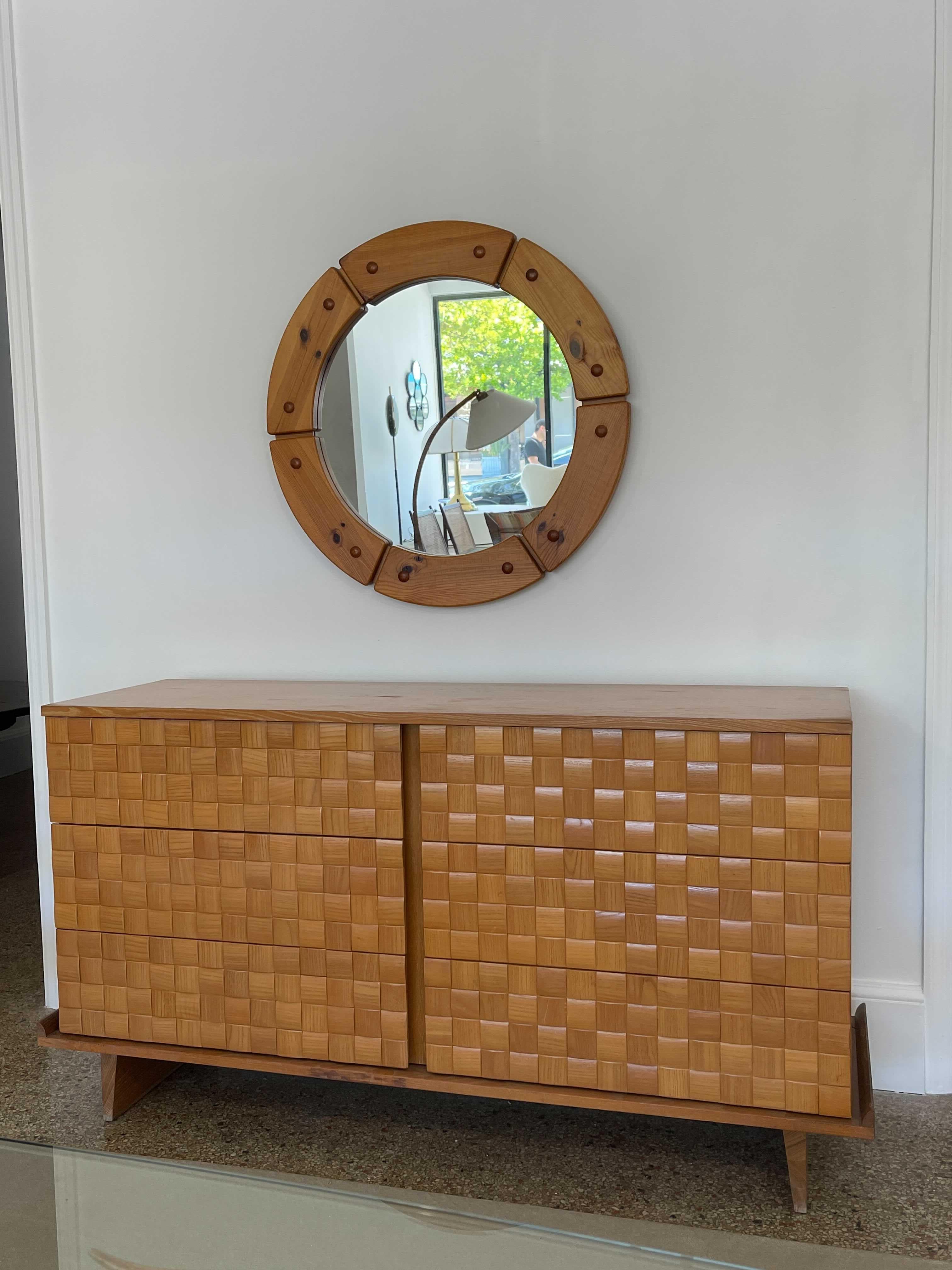 American Paul László, Dresser / Chest of Drawers, Oak, Brown Saltman United States, 1950s