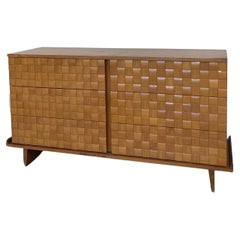 Commode/Coffre à tiroirs Paul Lszl, chêne, Brown Saltman, États-Unis, années 1950