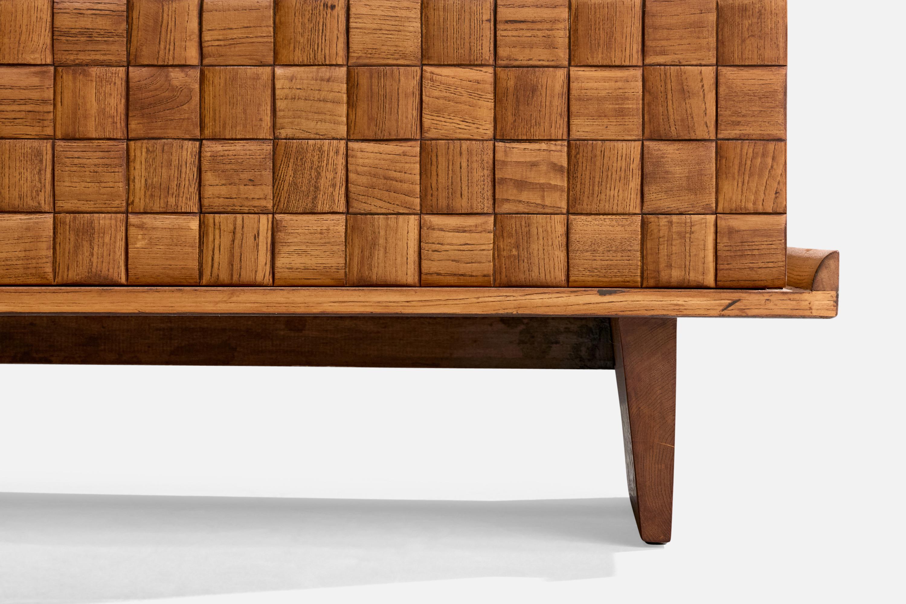 Metà XX secolo Paul Laszlo, Cassettone, Oak, USA, anni '50 in vendita