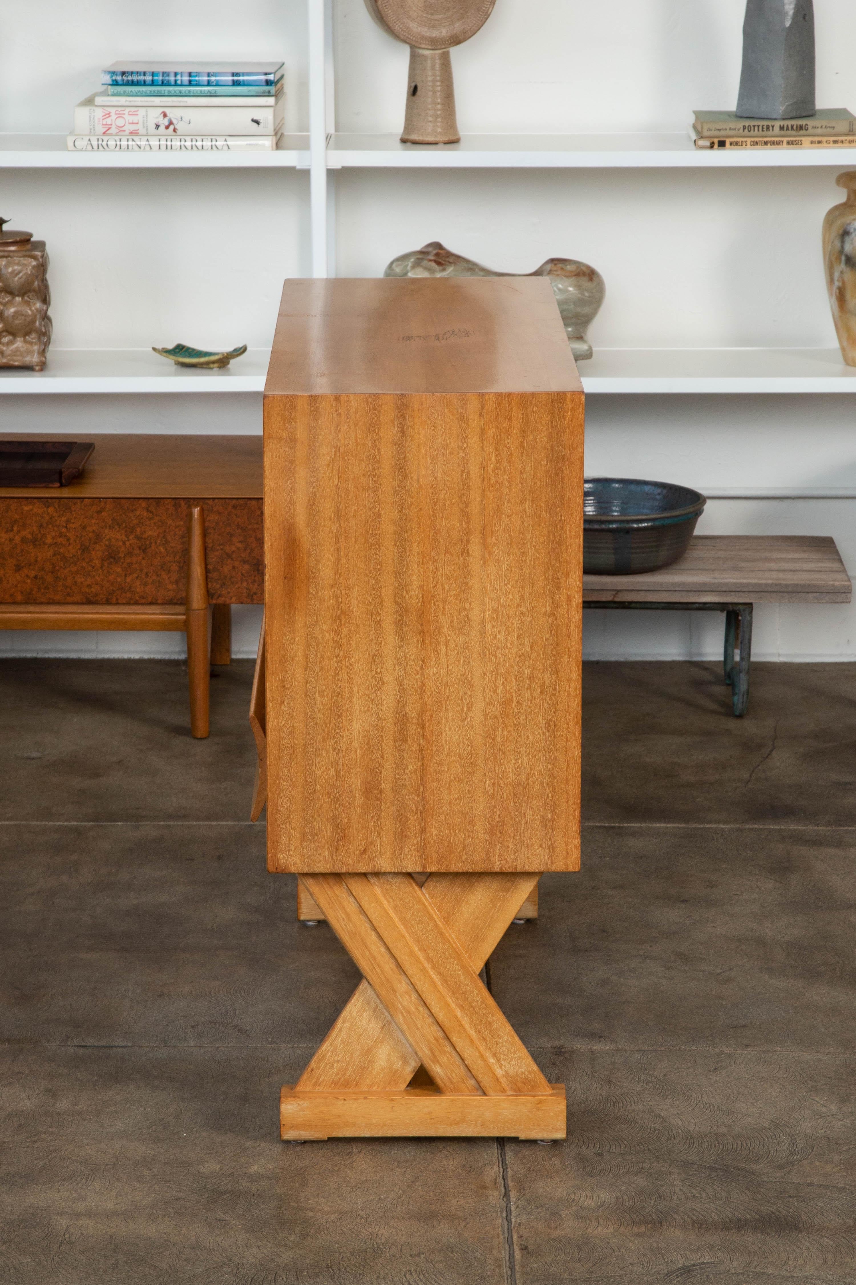 Mid-20th Century Paul Laszlo Liquor Cabinet for Brown Saltman