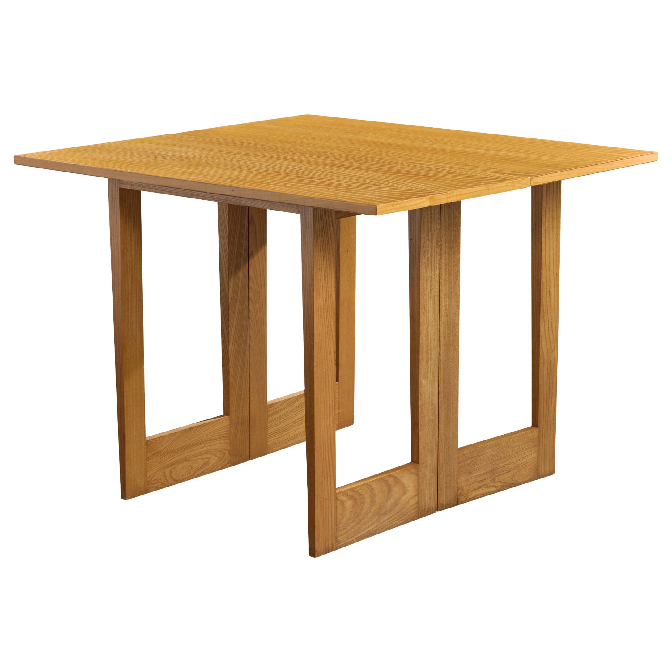 Paul Laszlo, console à abattant, Oak Oak, États-Unis, années 1950 en vente