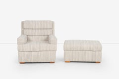Paul Laszlo for Brown Saltman Lounge and Chair and Ottoman