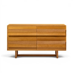 Paul Laszlo for Brown Saltman Mid Century Bleached Mahogany Lowboy Dresser