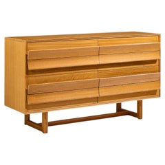 Paul Laszlo for Brown Saltman Mid Century Bleached Mahogany Lowboy Dresser