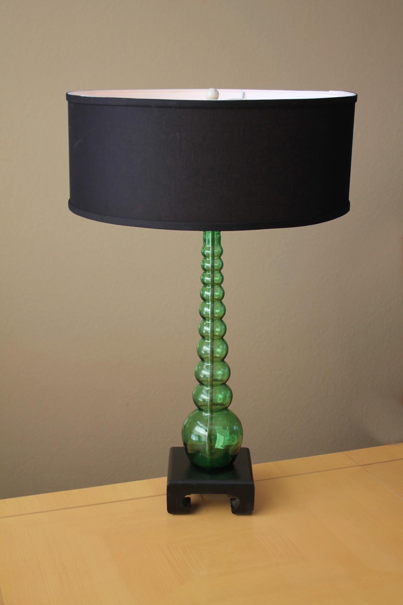 Wilshire House Beverly Hills Glass Lamp Mid Century Danish Modern 1950s Murano For Sale 2