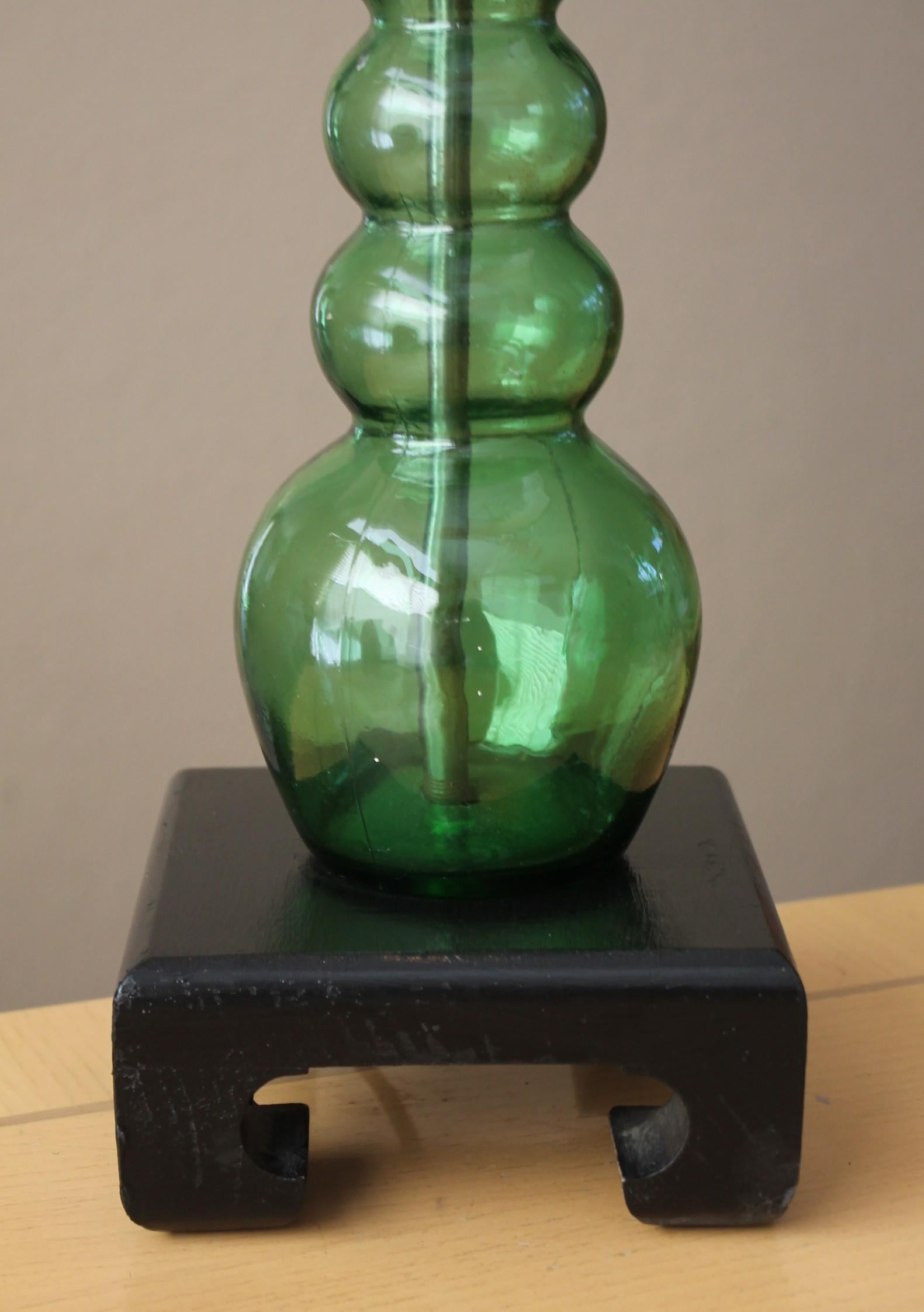 20th Century Wilshire House Beverly Hills Glass Lamp Mid Century Danish Modern 1950s Murano For Sale