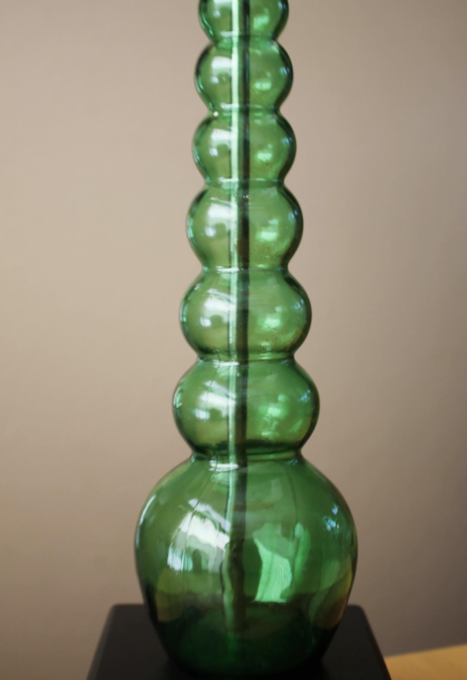 Wilshire House Beverly Hills Glass Lamp Mid Century Danish Modern 1950s Murano For Sale 1